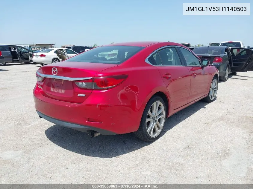 JM1GL1V53H1140503 2017 Mazda Mazda6 Touring