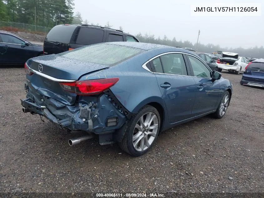 2017 Mazda Mazda6 Touring VIN: JM1GL1V57H1126054 Lot: 40065111