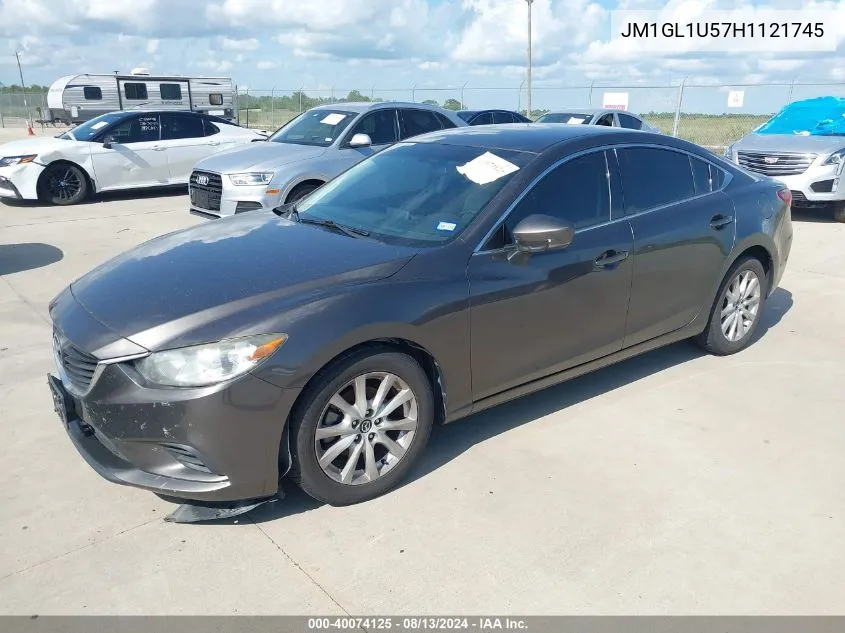 2017 Mazda Mazda6 Sport VIN: JM1GL1U57H1121745 Lot: 40074125