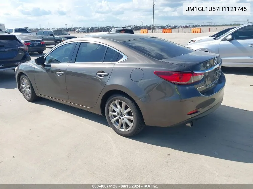 2017 Mazda Mazda6 Sport VIN: JM1GL1U57H1121745 Lot: 40074125