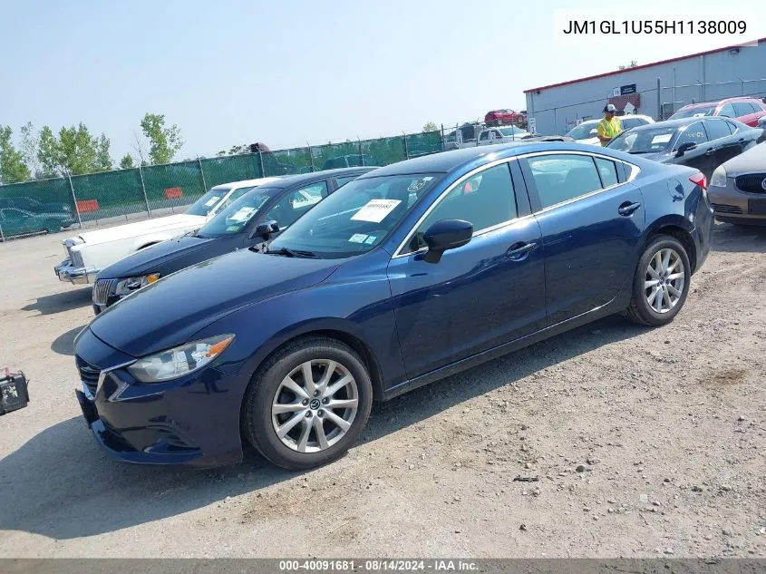 2017 Mazda Mazda6 Sport VIN: JM1GL1U55H1138009 Lot: 40091681