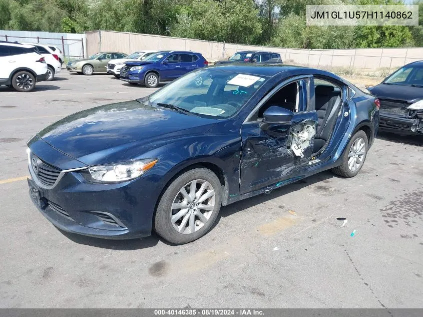 2017 Mazda Mazda6 Sport VIN: JM1GL1U57H1140862 Lot: 40146385