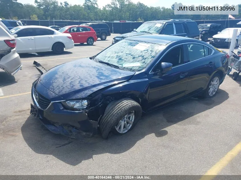 2017 Mazda 6 Sport VIN: JM1GL1U50H1130996 Lot: 40164346