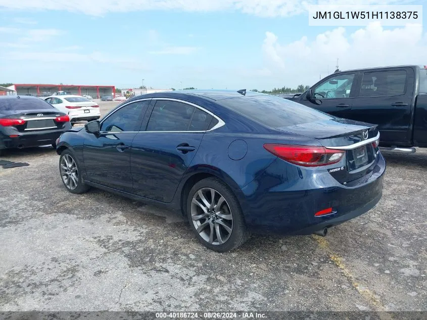 JM1GL1W51H1138375 2017 Mazda Mazda6 Grand Touring