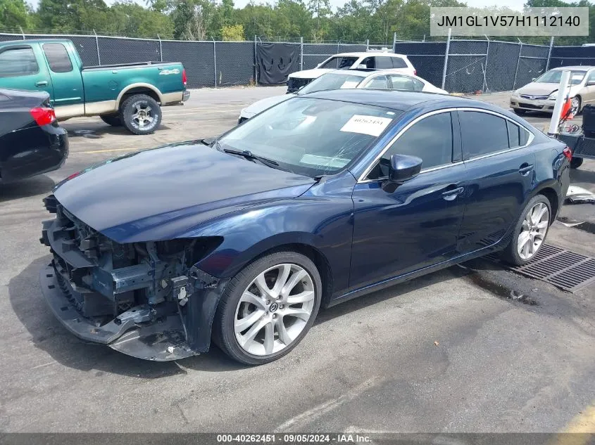 2017 Mazda Mazda6 Touring VIN: JM1GL1V57H1112140 Lot: 40262451