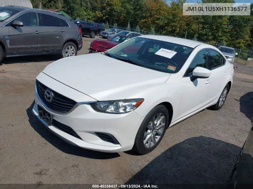 2017 Mazda Mazda6 Sport VIN: JM1GL1U5XH1136577 Lot: 40336437