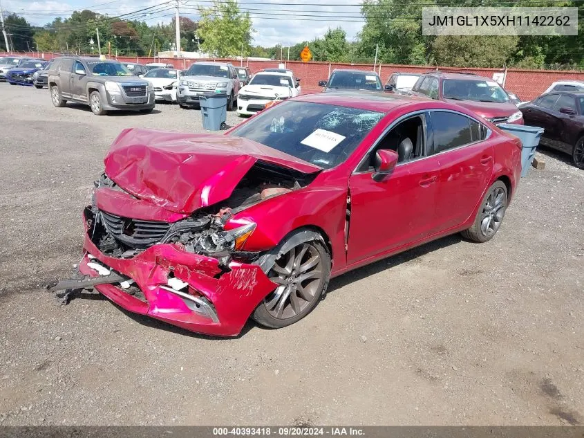 2017 Mazda Mazda6 Grand Touring VIN: JM1GL1X5XH1142262 Lot: 40393418