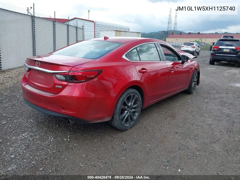 JM1GL1W5XH1125740 2017 Mazda Mazda6 Grand Touring