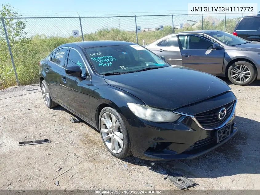 2017 Mazda Mazda6 Touring VIN: JM1GL1V53H1117772 Lot: 40457723