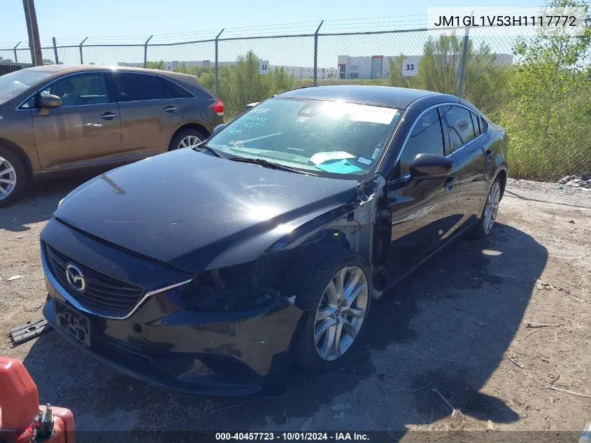 2017 Mazda Mazda6 Touring VIN: JM1GL1V53H1117772 Lot: 40457723