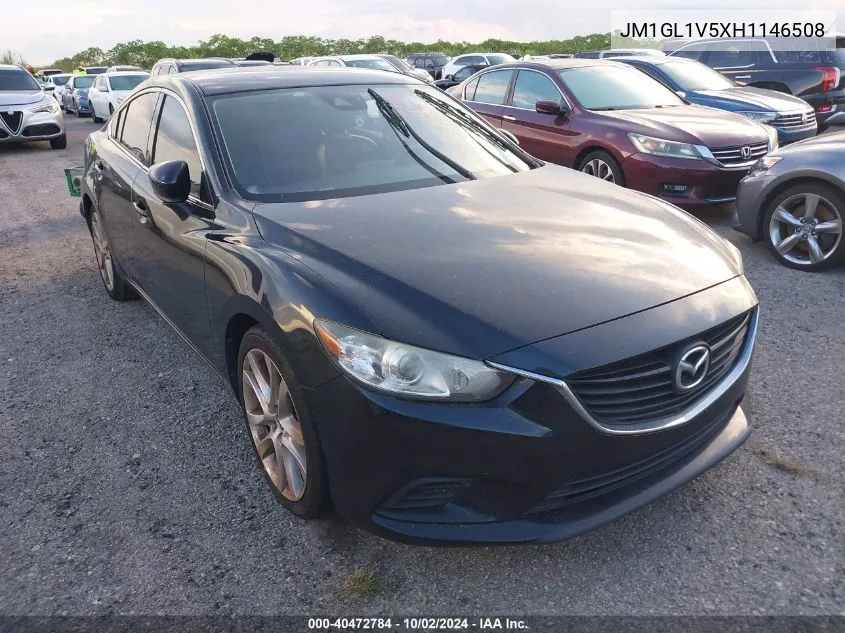 2017 Mazda Mazda6 Touring VIN: JM1GL1V5XH1146508 Lot: 40472784