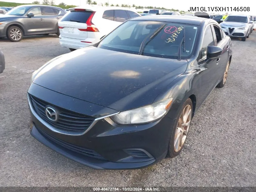 2017 Mazda Mazda6 Touring VIN: JM1GL1V5XH1146508 Lot: 40472784