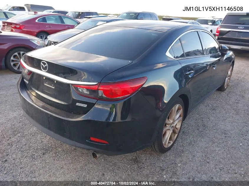 2017 Mazda Mazda6 Touring VIN: JM1GL1V5XH1146508 Lot: 40472784