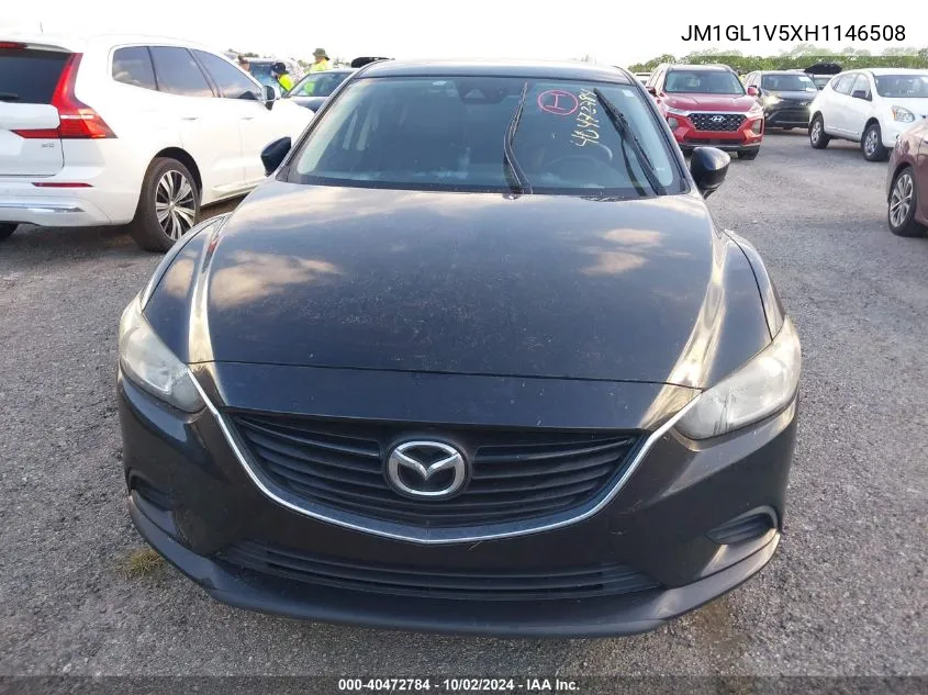 2017 Mazda Mazda6 Touring VIN: JM1GL1V5XH1146508 Lot: 40472784