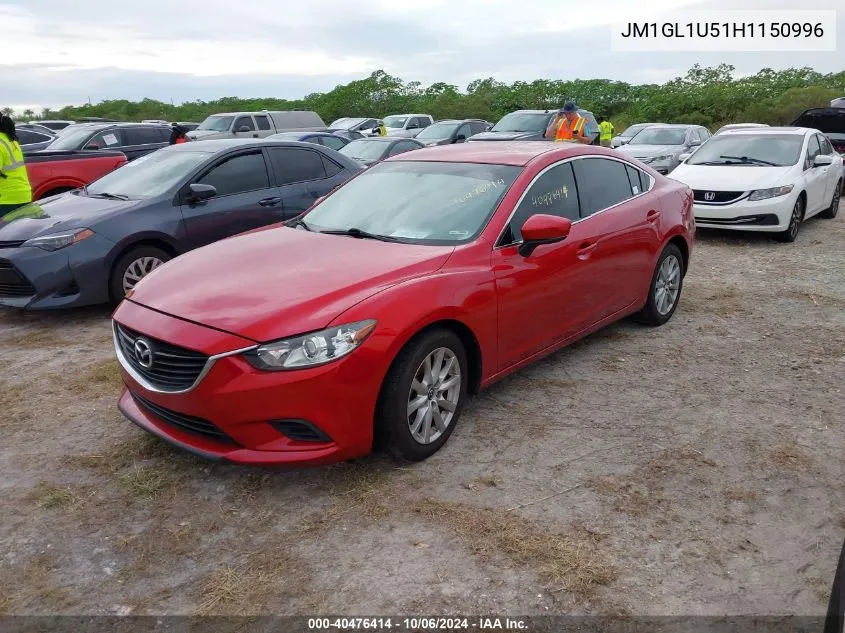 JM1GL1U51H1150996 2017 Mazda 6 Sport