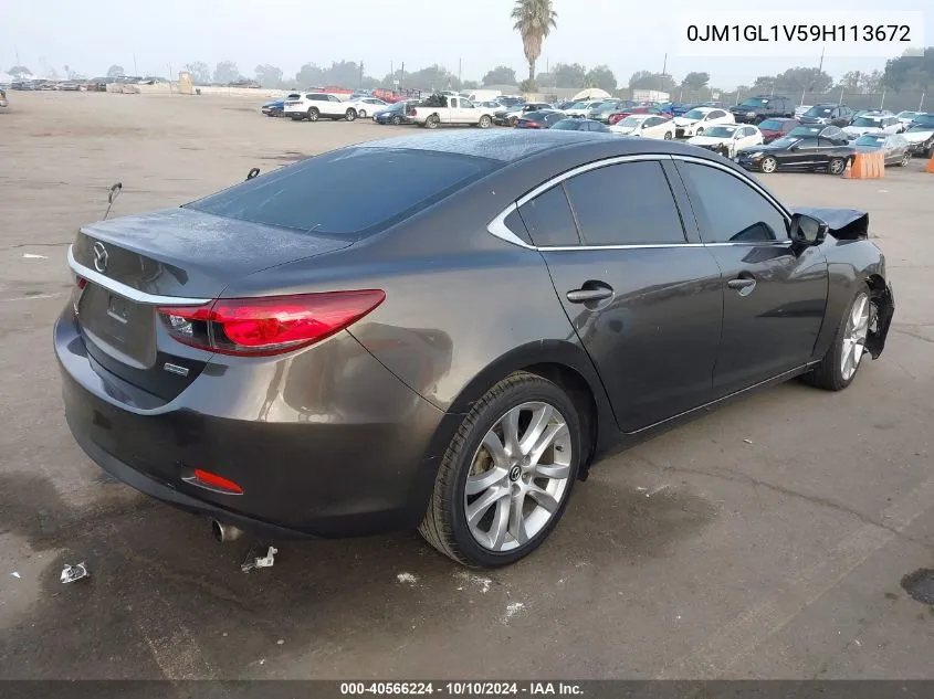 2017 Mazda 6 Touring VIN: 0JM1GL1V59H113672 Lot: 40566224