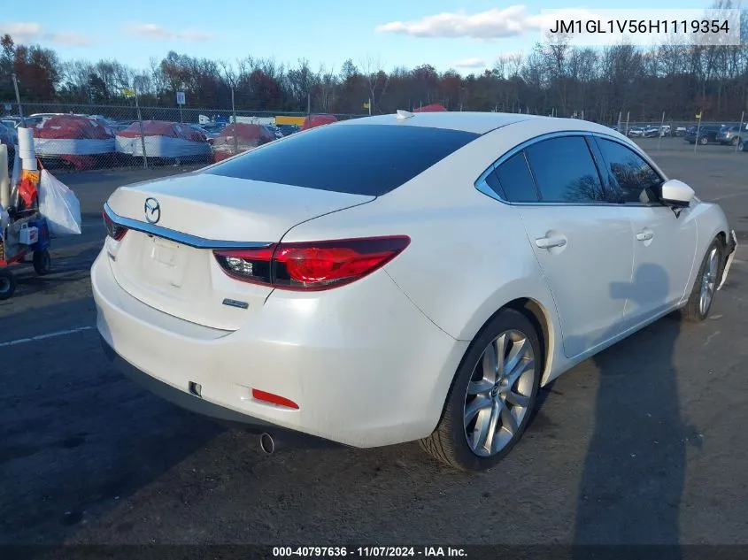 2017 Mazda Mazda6 Touring VIN: JM1GL1V56H1119354 Lot: 40797636