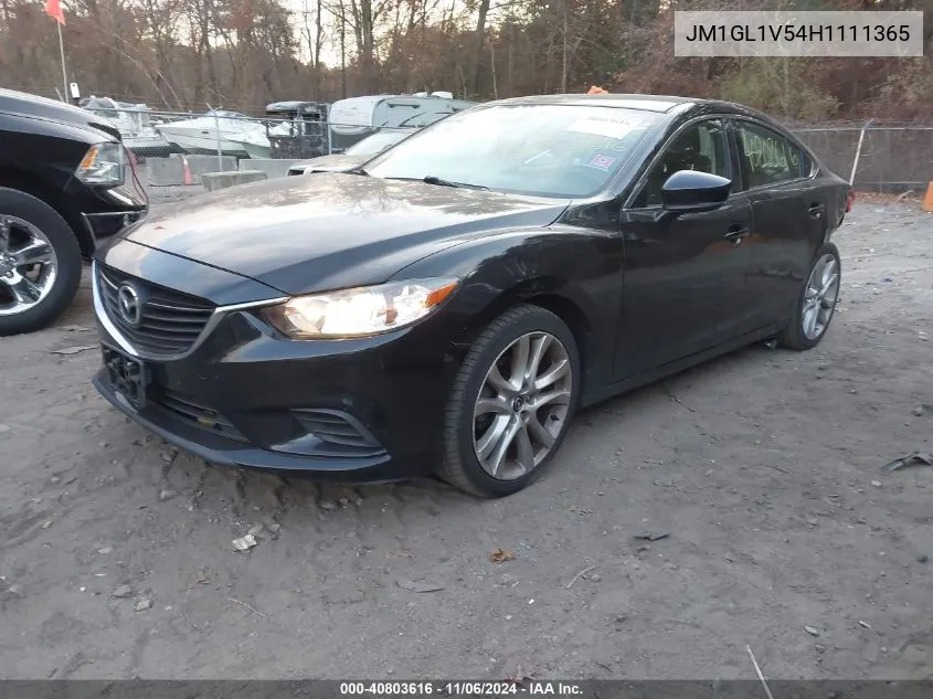 2017 Mazda Mazda6 Touring VIN: JM1GL1V54H1111365 Lot: 40803616