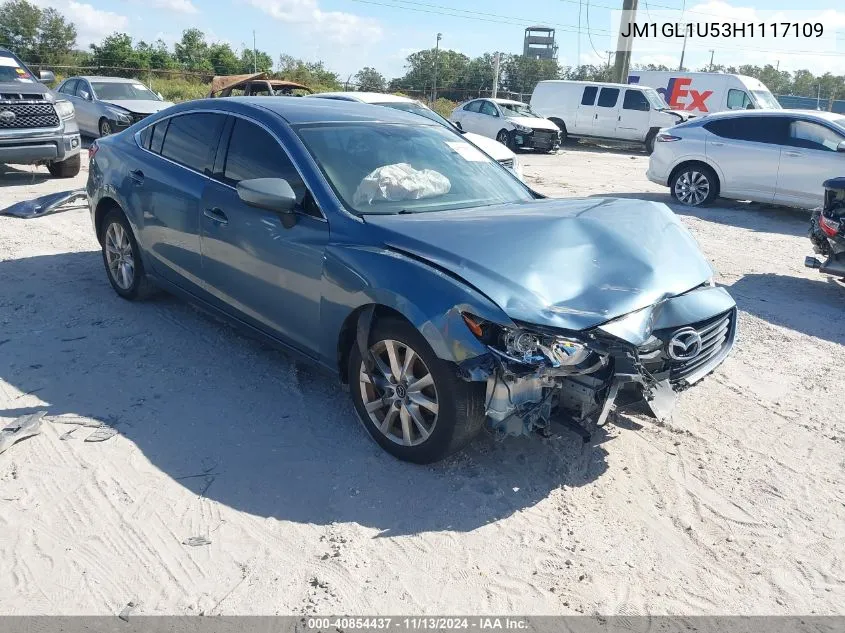 2017 Mazda Mazda6 Sport VIN: JM1GL1U53H1117109 Lot: 40854437