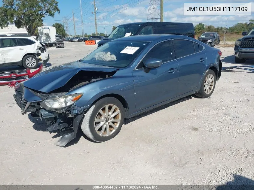 2017 Mazda Mazda6 Sport VIN: JM1GL1U53H1117109 Lot: 40854437