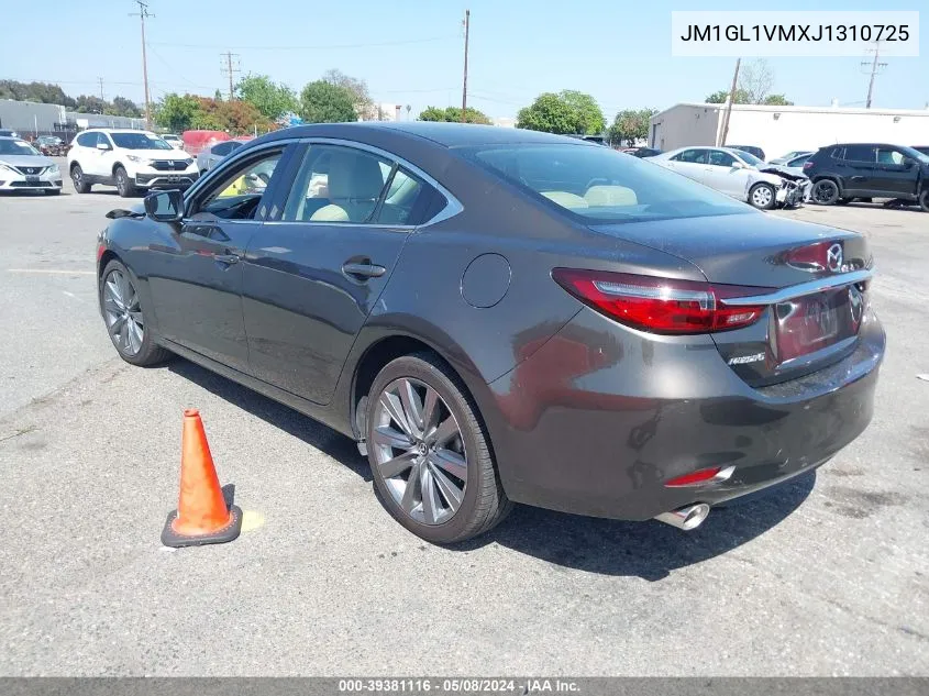 2018 Mazda Mazda6 Touring VIN: JM1GL1VMXJ1310725 Lot: 39381116