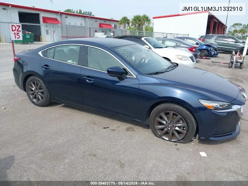 JM1GL1UM3J1332910 2018 Mazda Mazda6 Sport