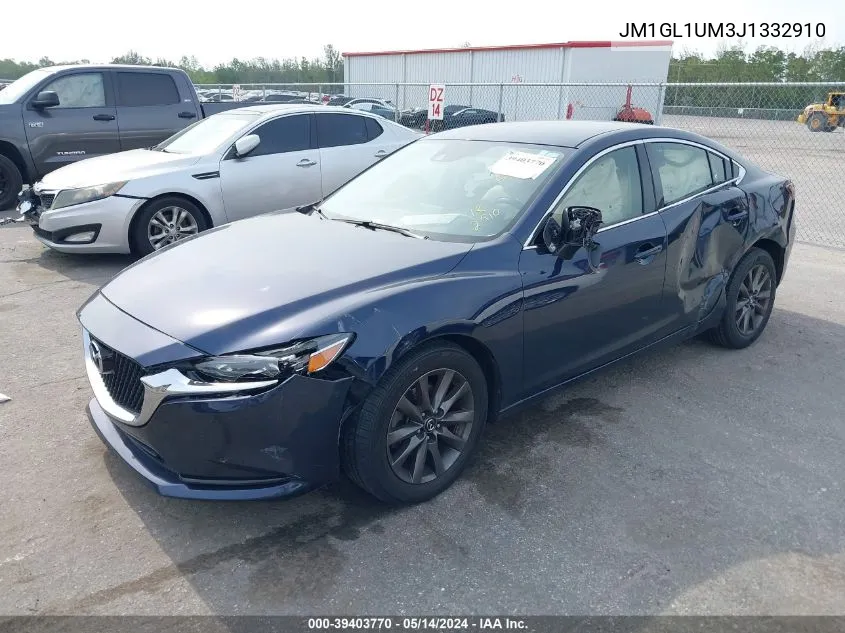 2018 Mazda Mazda6 Sport VIN: JM1GL1UM3J1332910 Lot: 39403770