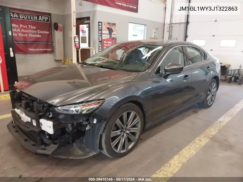 2018 Mazda Mazda6 Grand Touring Reserve VIN: JM1GL1WY3J1322863 Lot: 39415145