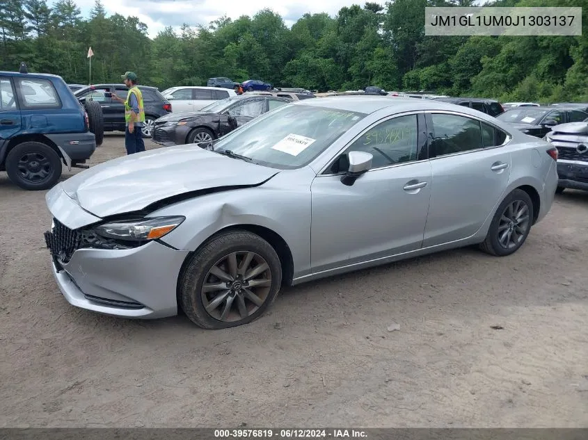 2018 Mazda Mazda6 Sport VIN: JM1GL1UM0J1303137 Lot: 39576819