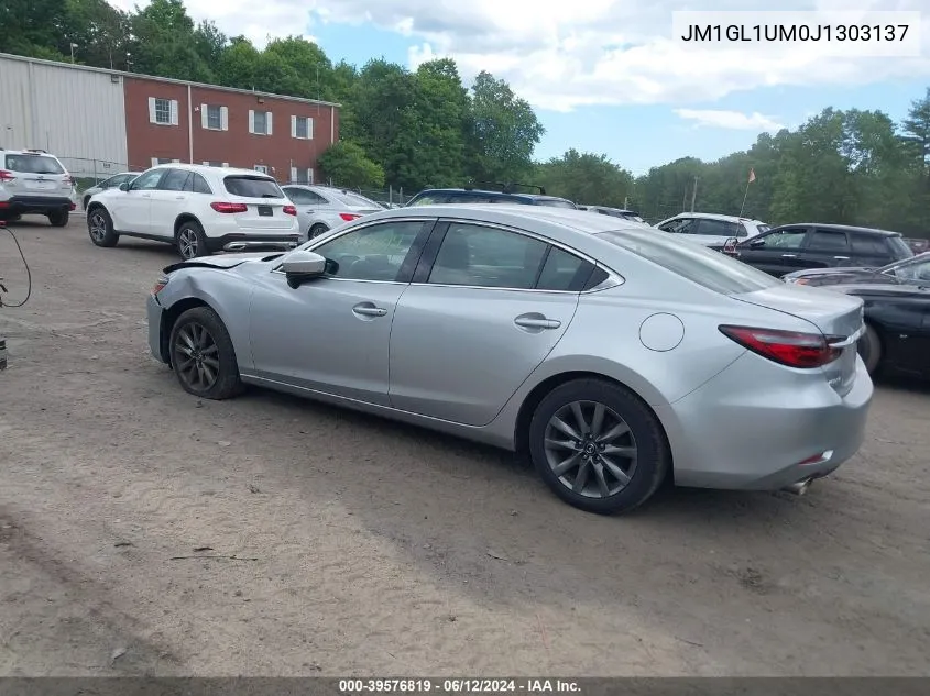 2018 Mazda Mazda6 Sport VIN: JM1GL1UM0J1303137 Lot: 39576819