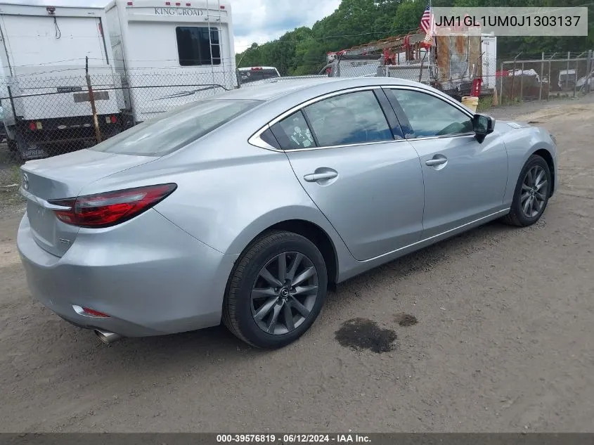 2018 Mazda Mazda6 Sport VIN: JM1GL1UM0J1303137 Lot: 39576819