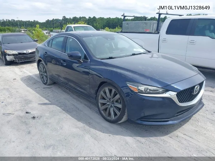 2018 Mazda Mazda6 Touring VIN: JM1GL1VM0J1328649 Lot: 40172028