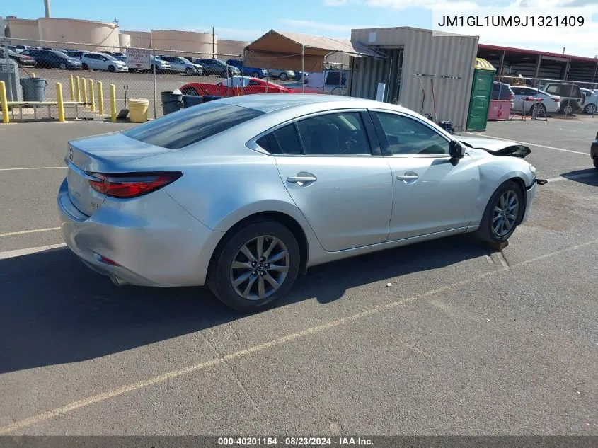 2018 Mazda Mazda6 Sport VIN: JM1GL1UM9J1321409 Lot: 40201154