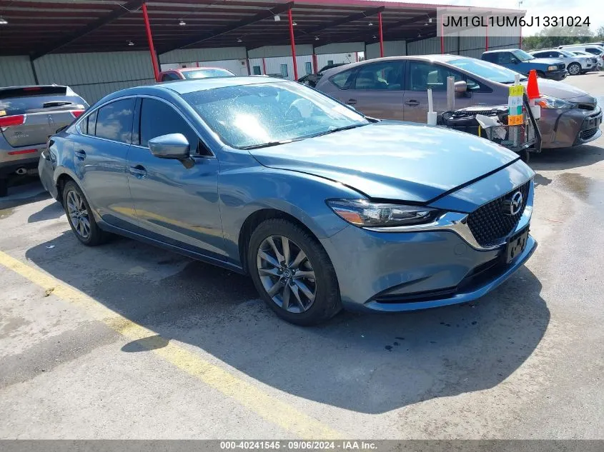 2018 Mazda Mazda6 Sport VIN: JM1GL1UM6J1331024 Lot: 40241545