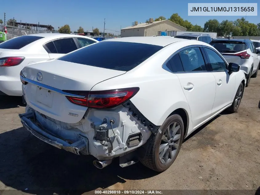 JM1GL1UM0J1315658 2018 Mazda Mazda6 Sport