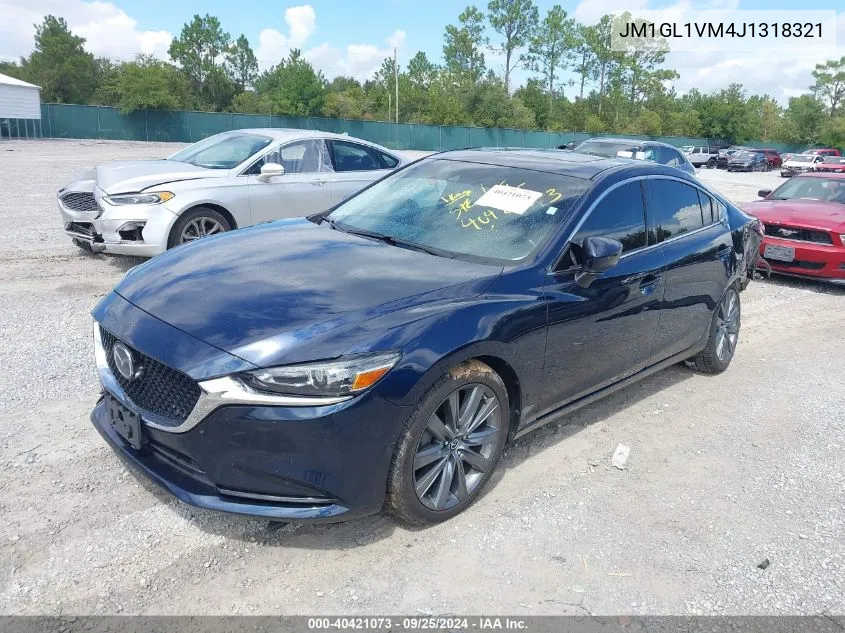 2018 Mazda Mazda6 Touring VIN: JM1GL1VM4J1318321 Lot: 40421073