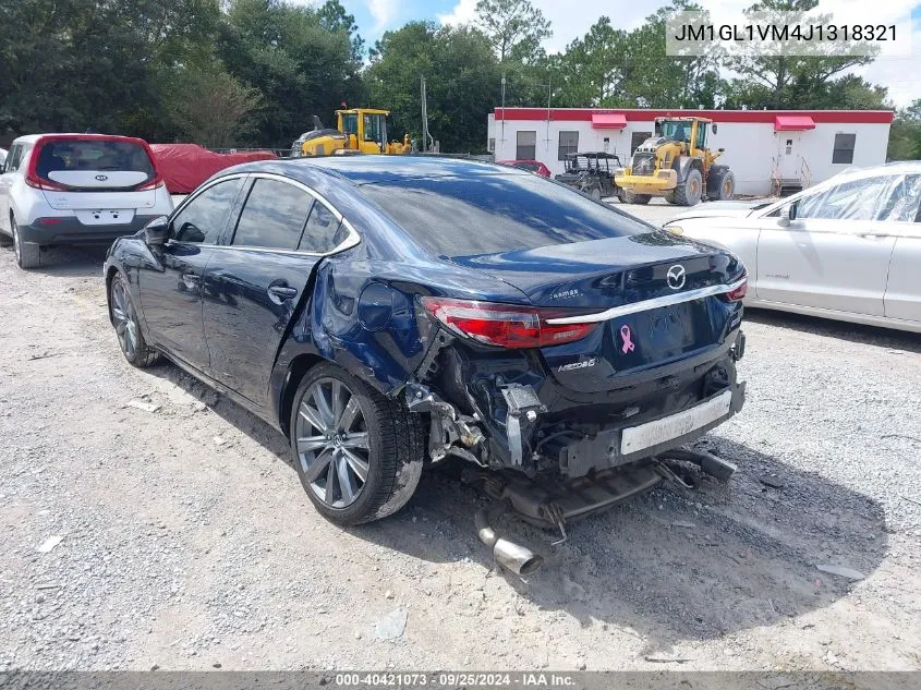 2018 Mazda Mazda6 Touring VIN: JM1GL1VM4J1318321 Lot: 40421073