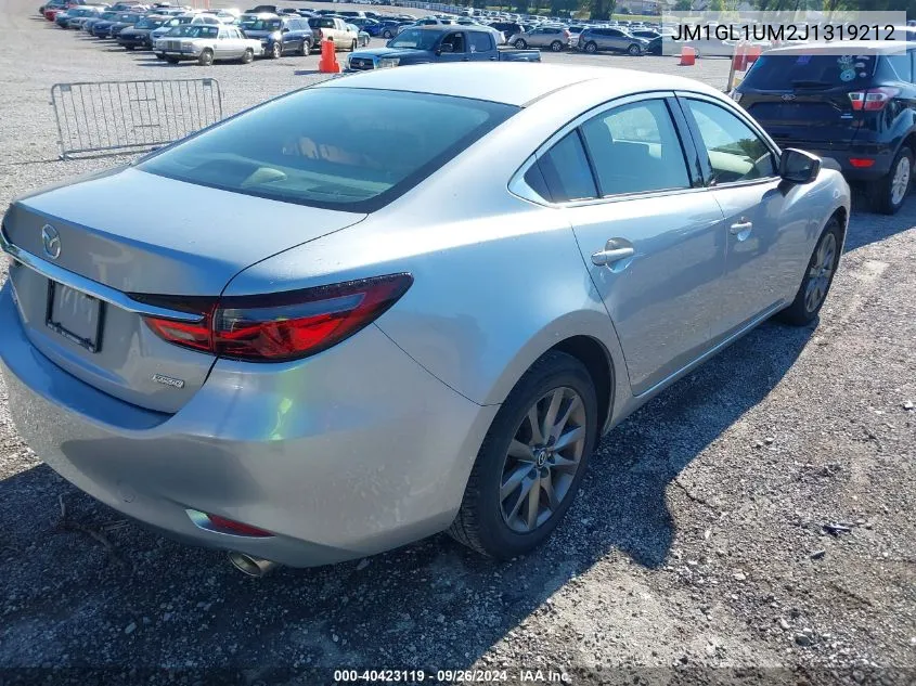 2018 Mazda 6 Sport VIN: JM1GL1UM2J1319212 Lot: 40423119