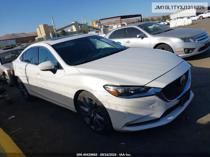 2018 Mazda Mazda6 Grand Touring VIN: JM1GL1TY3J1316226 Lot: 40429665