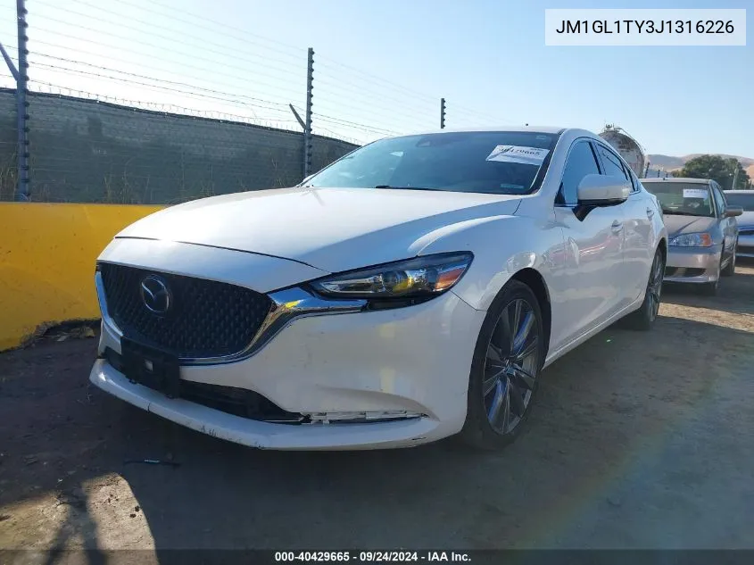 2018 Mazda Mazda6 Grand Touring VIN: JM1GL1TY3J1316226 Lot: 40429665