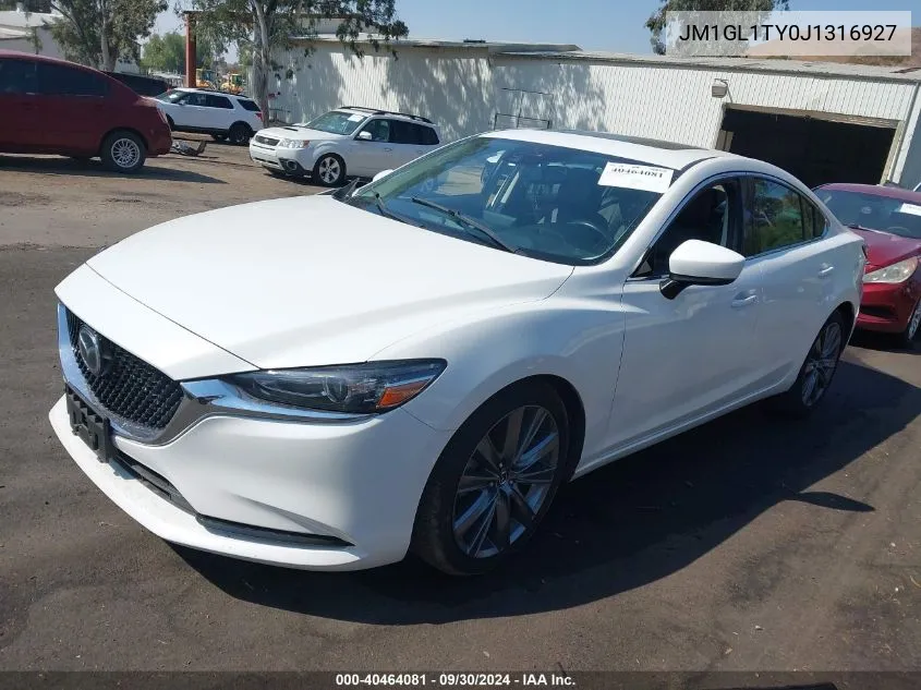 2018 Mazda 6 Grand Touring VIN: JM1GL1TY0J1316927 Lot: 40464081