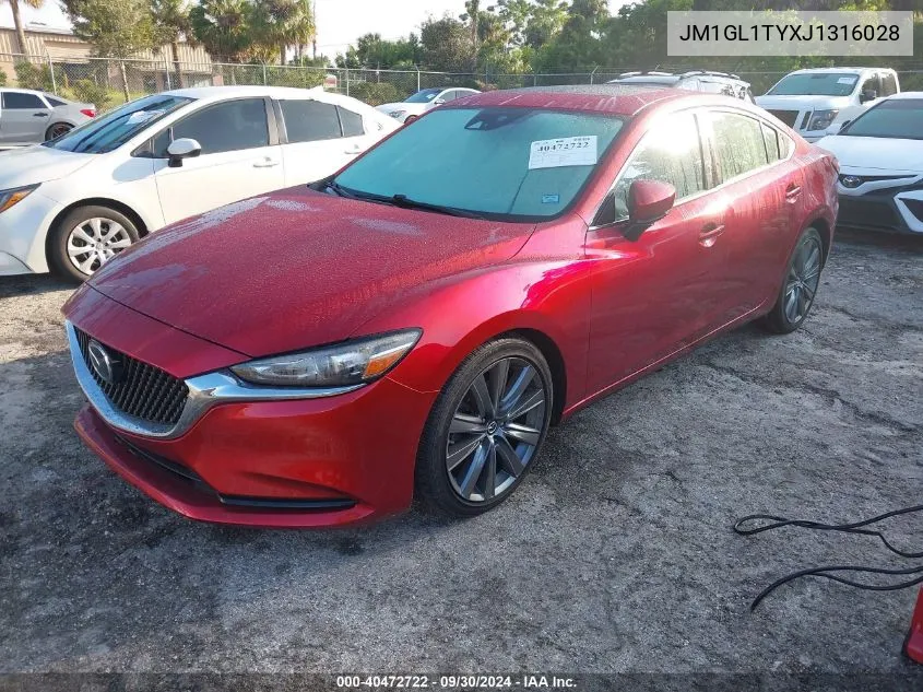 2018 Mazda 6 Grand Touring VIN: JM1GL1TYXJ1316028 Lot: 40472722