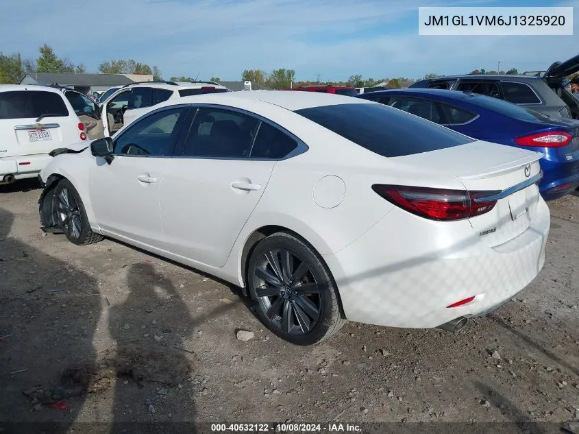 2018 Mazda 6 Touring VIN: JM1GL1VM6J1325920 Lot: 40532122