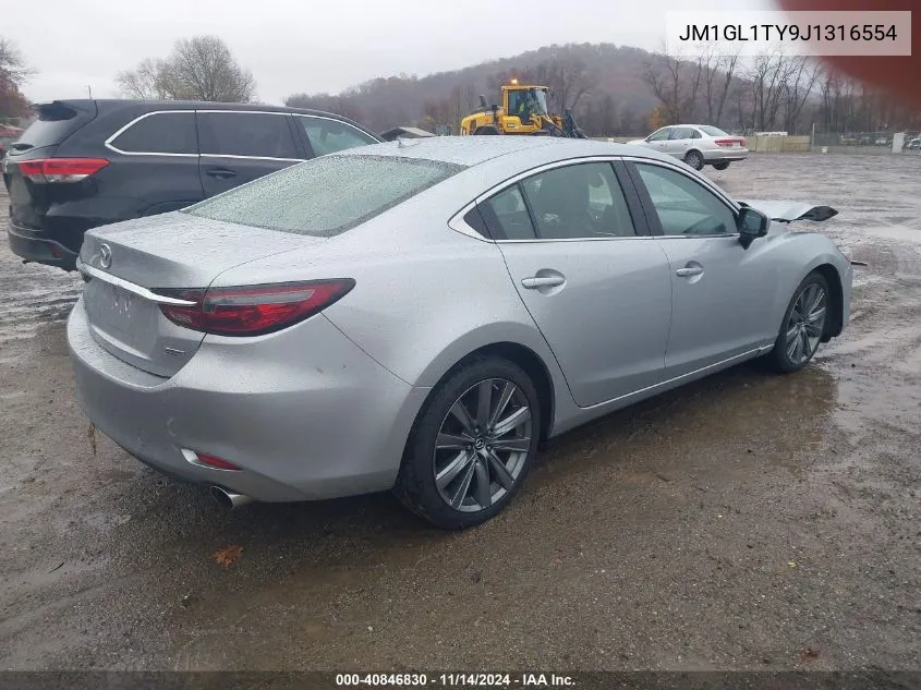 2018 Mazda Mazda6 Grand Touring VIN: JM1GL1TY9J1316554 Lot: 40846830