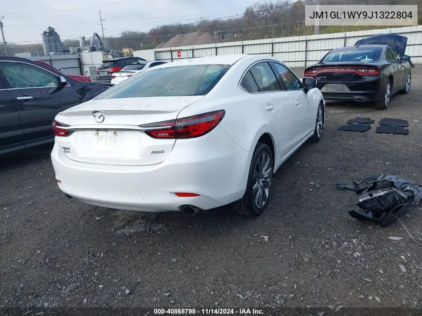 2018 Mazda Mazda6 Grand Touring Reserve VIN: JM1GL1WY9J1322804 Lot: 40868798