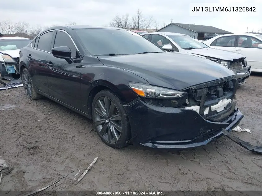 2018 Mazda 6 Touring VIN: JM1GL1VM6J1326842 Lot: 40887056