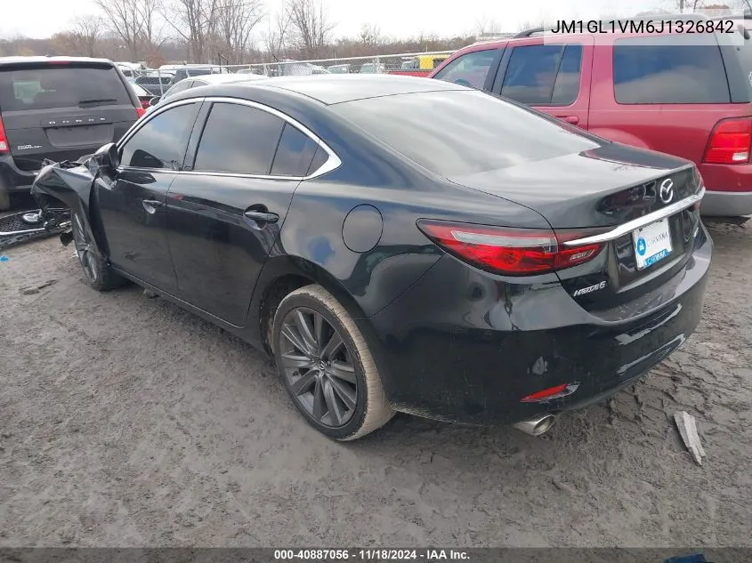 2018 Mazda 6 Touring VIN: JM1GL1VM6J1326842 Lot: 40887056