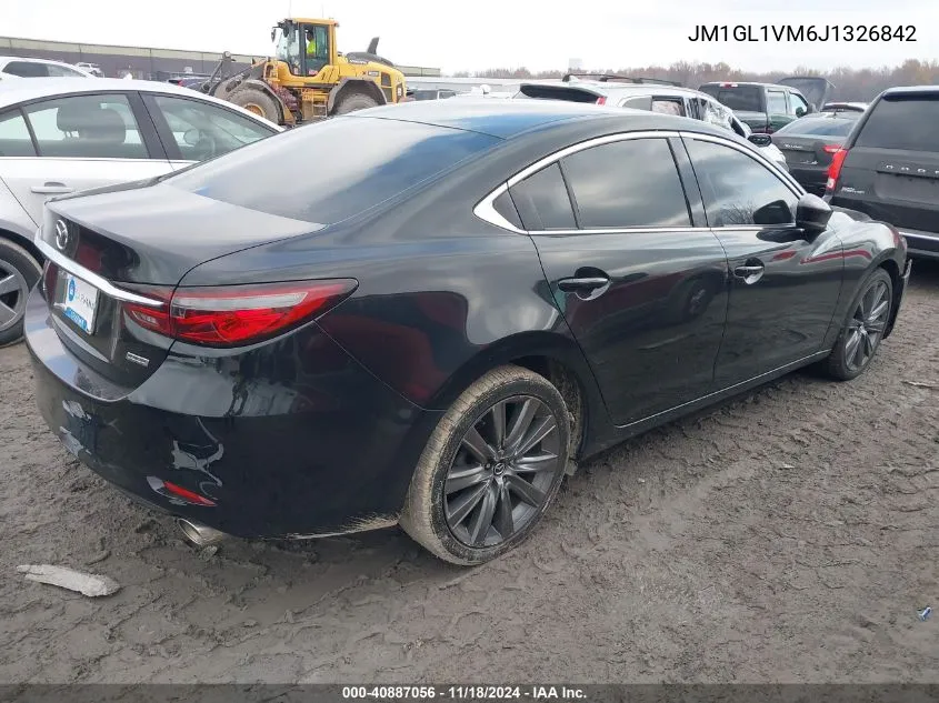 2018 Mazda 6 Touring VIN: JM1GL1VM6J1326842 Lot: 40887056