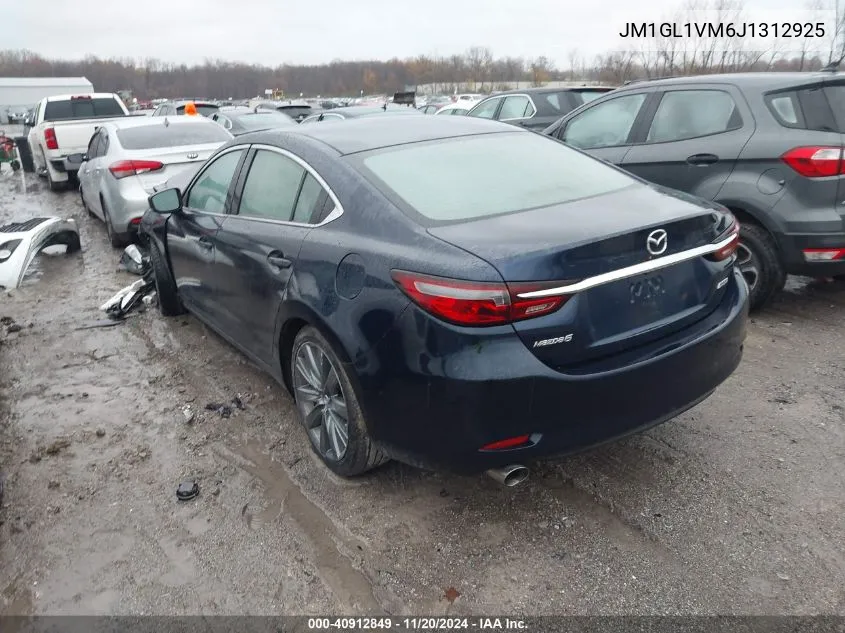 2018 Mazda Mazda6 Touring VIN: JM1GL1VM6J1312925 Lot: 40912849