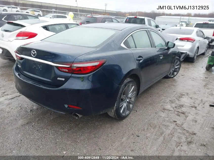 2018 Mazda Mazda6 Touring VIN: JM1GL1VM6J1312925 Lot: 40912849